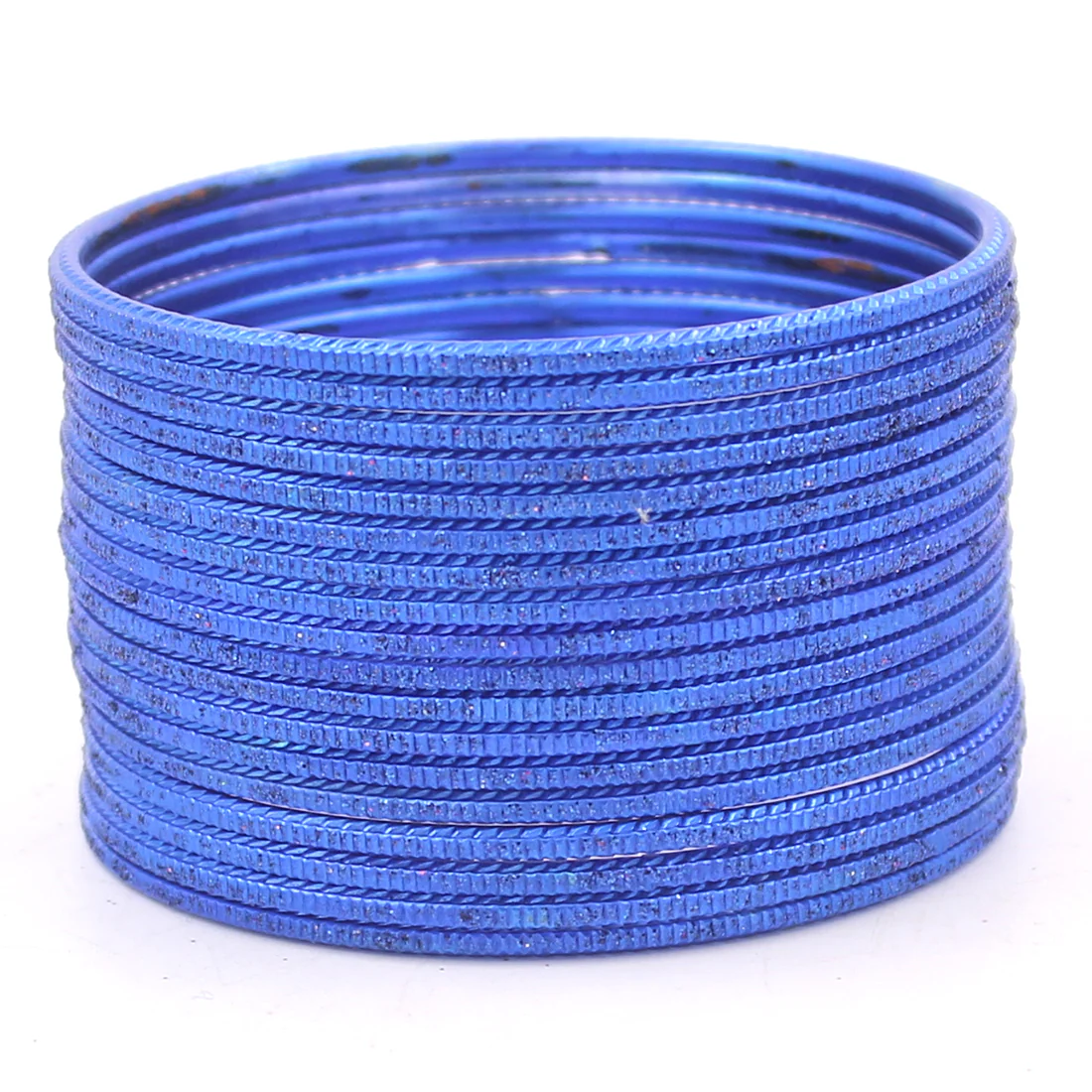 Set of 24 Lehar Glitter Metal Bangles by Leshya - Image 13