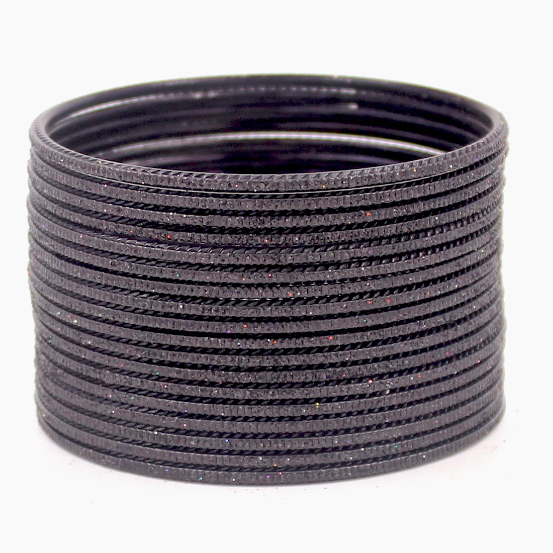 Set of 24 Lehar Glitter Metal Bangles by Leshya - Image 14