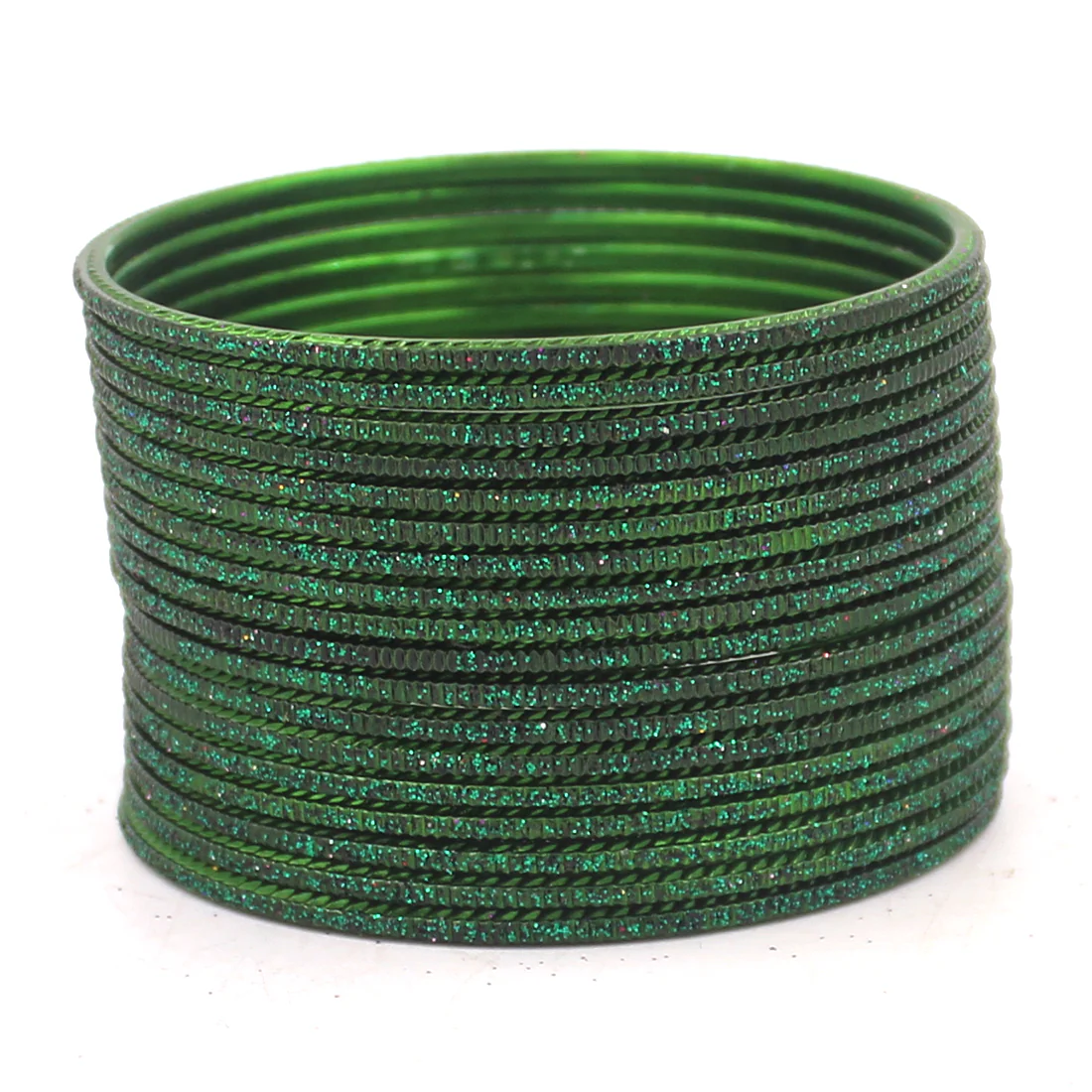 Set of 24 Lehar Glitter Metal Bangles by Leshya - Image 6