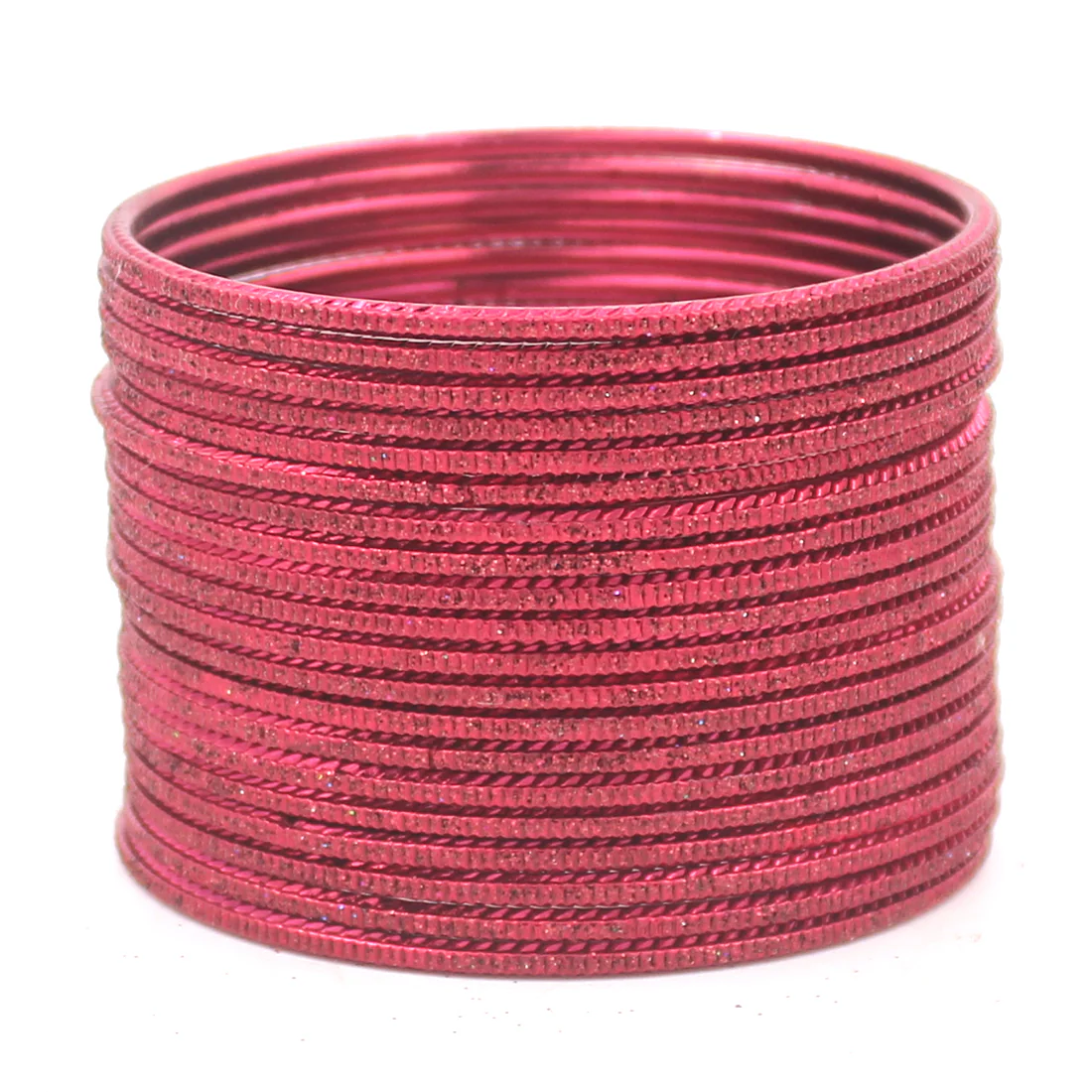 Set of 24 Lehar Glitter Metal Bangles by Leshya - Image 7