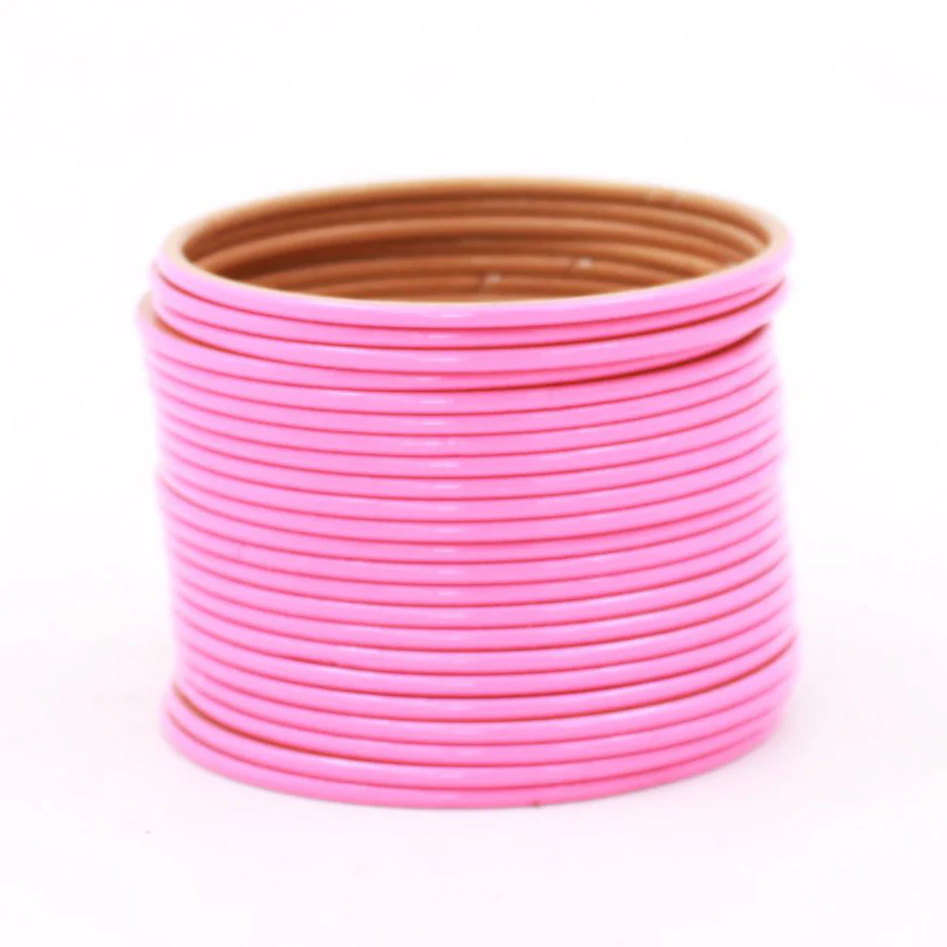 Set of 24 Look-Like Glass Metal Bangles by Leshya - Image 20