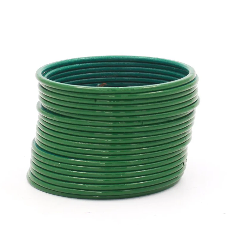 Set of 24 Look-Like Glass Metal Bangles by Leshya - Image 7