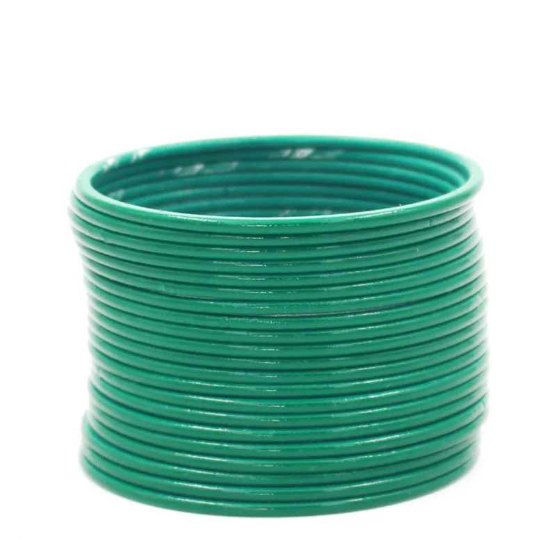 Set of 24 Look-Like Glass Metal Bangles by Leshya - Image 8