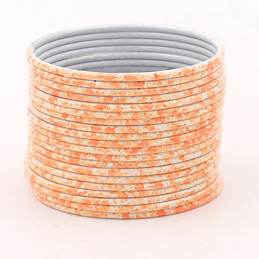 Set of 24 Marble Textured Bangles by Leshya - Image 8