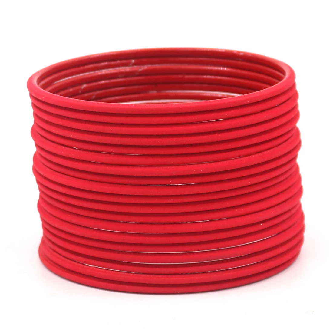Set of 24 Matte Textured Bangles by Leshya - Image 10