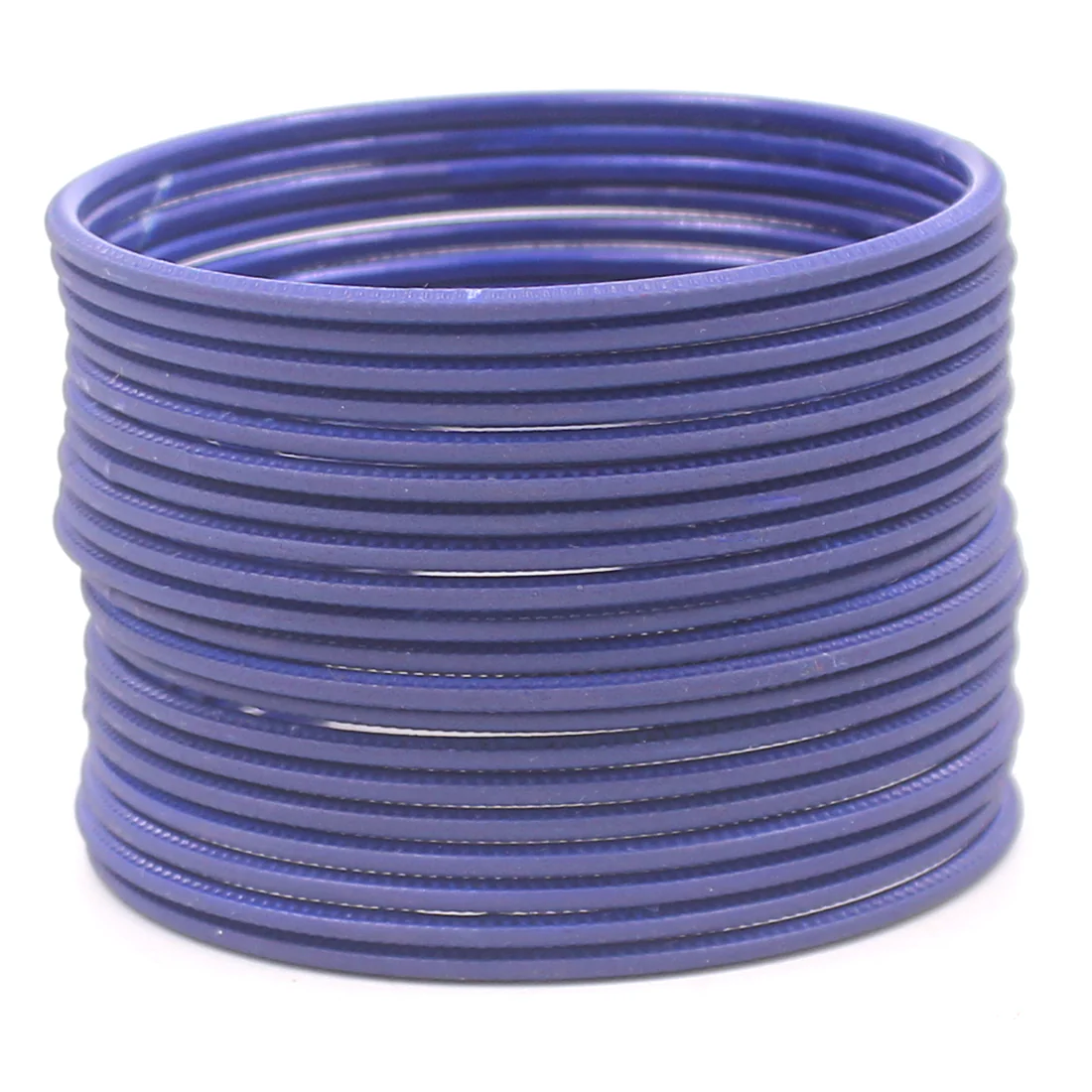 Set of 24 Matte Textured Bangles by Leshya - Image 2
