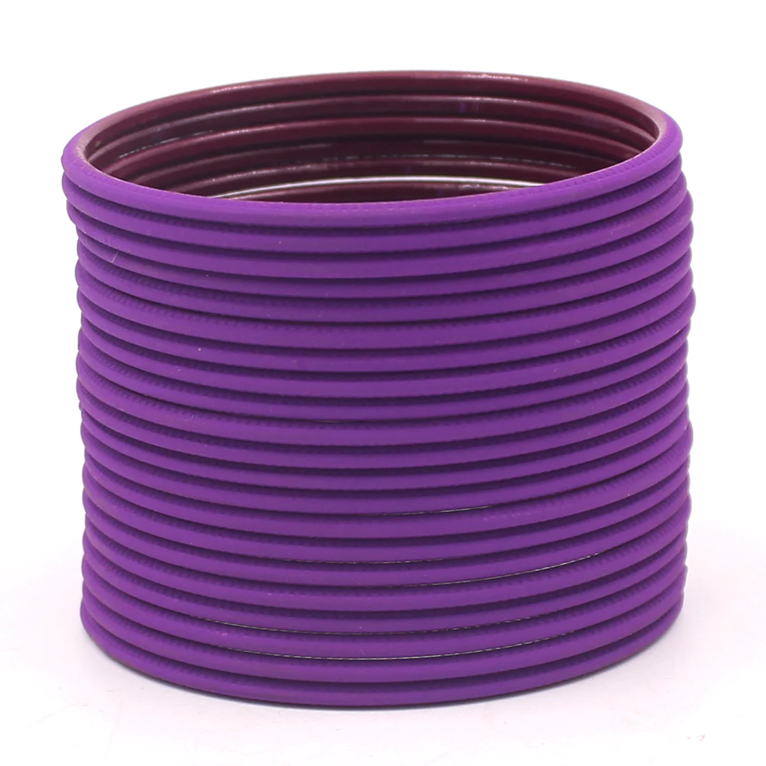 Set of 24 Matte Textured Bangles by Leshya - Image 8