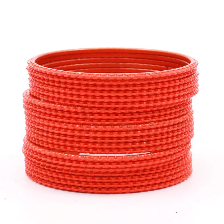 Set of 24 Metal Bangles with Lehar Design by Leshya - Image 16