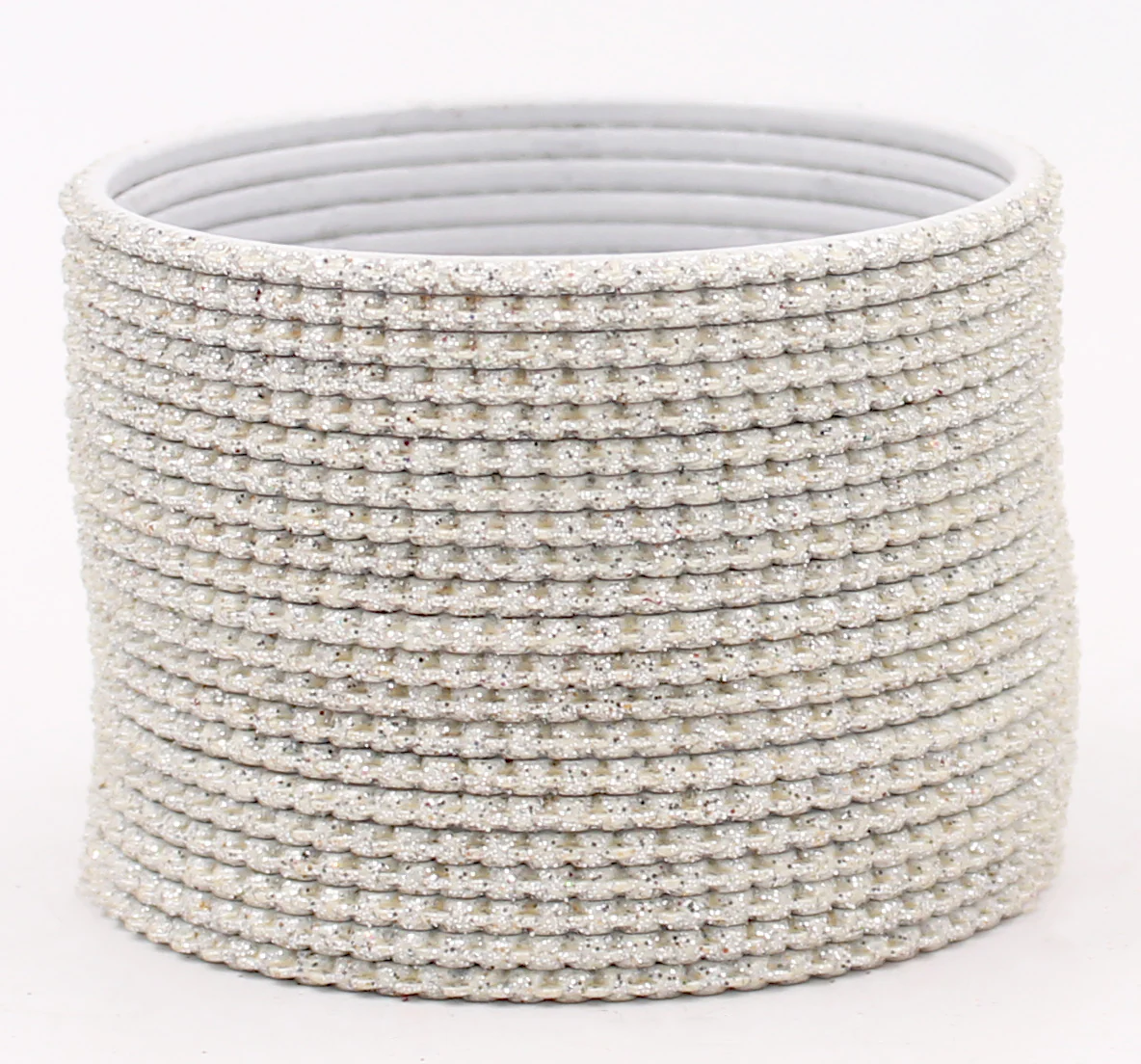 Set of 24 Plain Lehar Bangles with Glitter by Leshya - Image 13