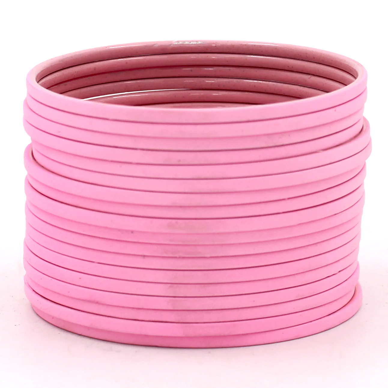 Set of 24 Plain Matte Textured Bangles by Leshya - Image 10