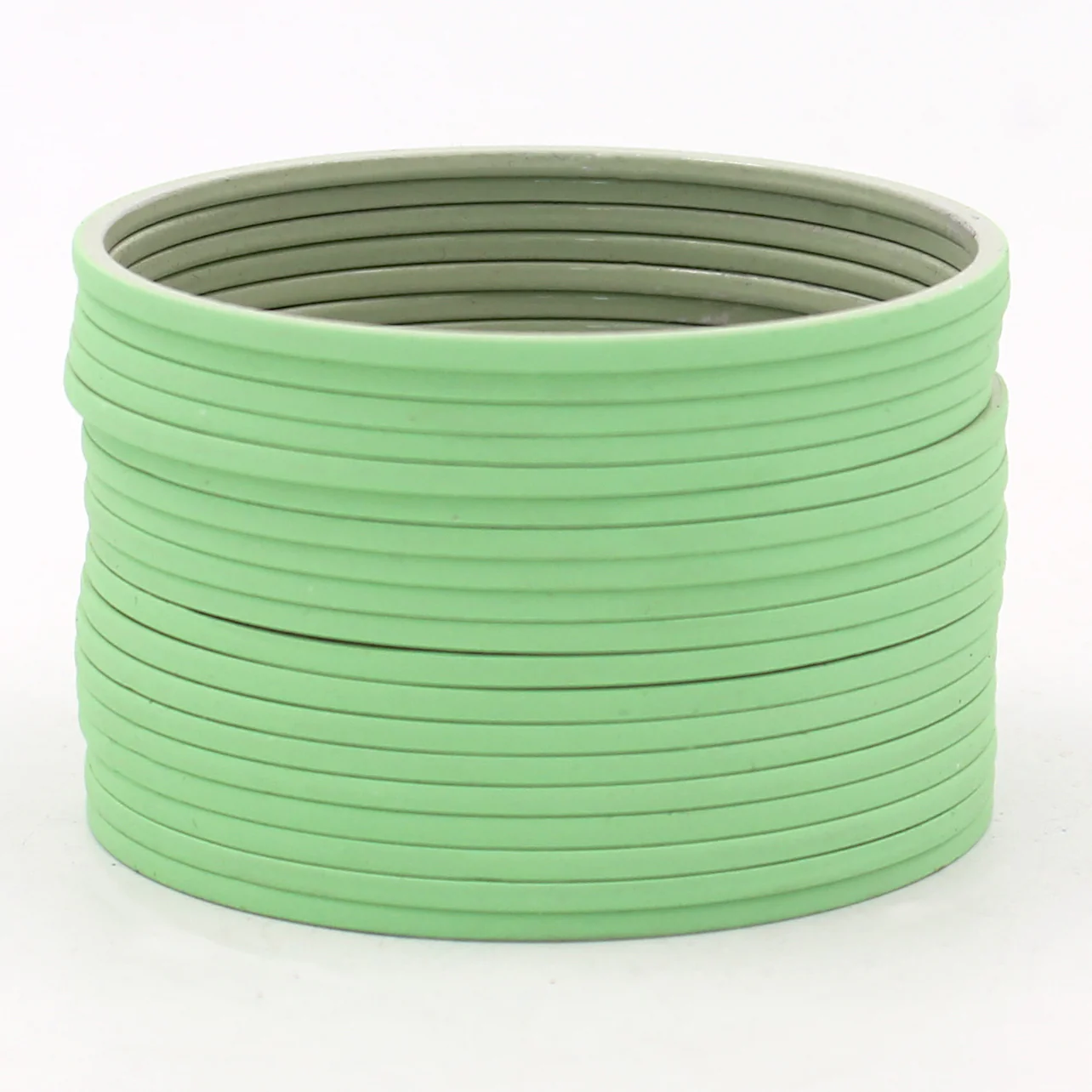 Set of 24 Plain Matte Textured Bangles by Leshya - Image 11
