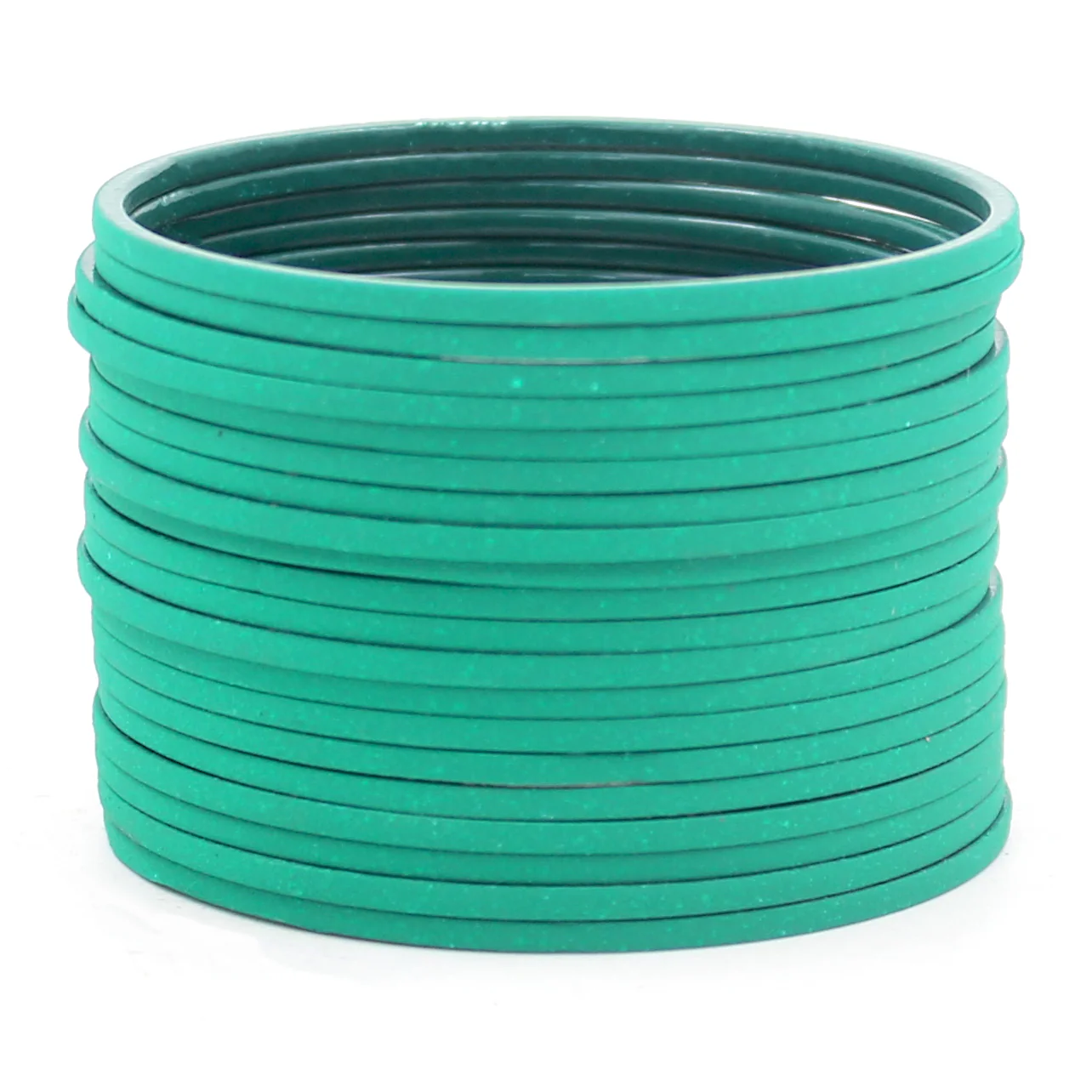 Set of 24 Plain Matte Textured Bangles by Leshya - Image 12
