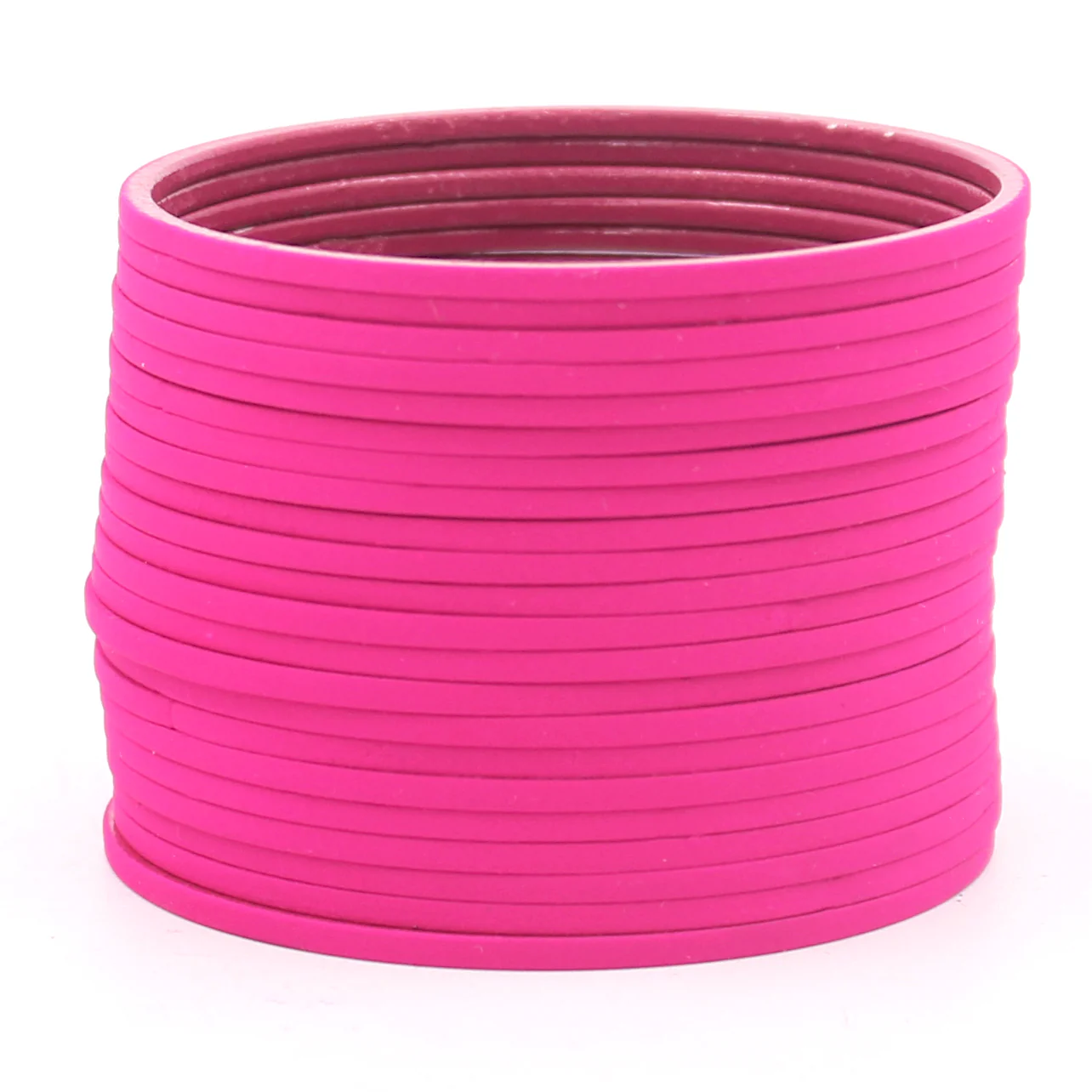 Set of 24 Plain Matte Textured Bangles by Leshya - Image 13