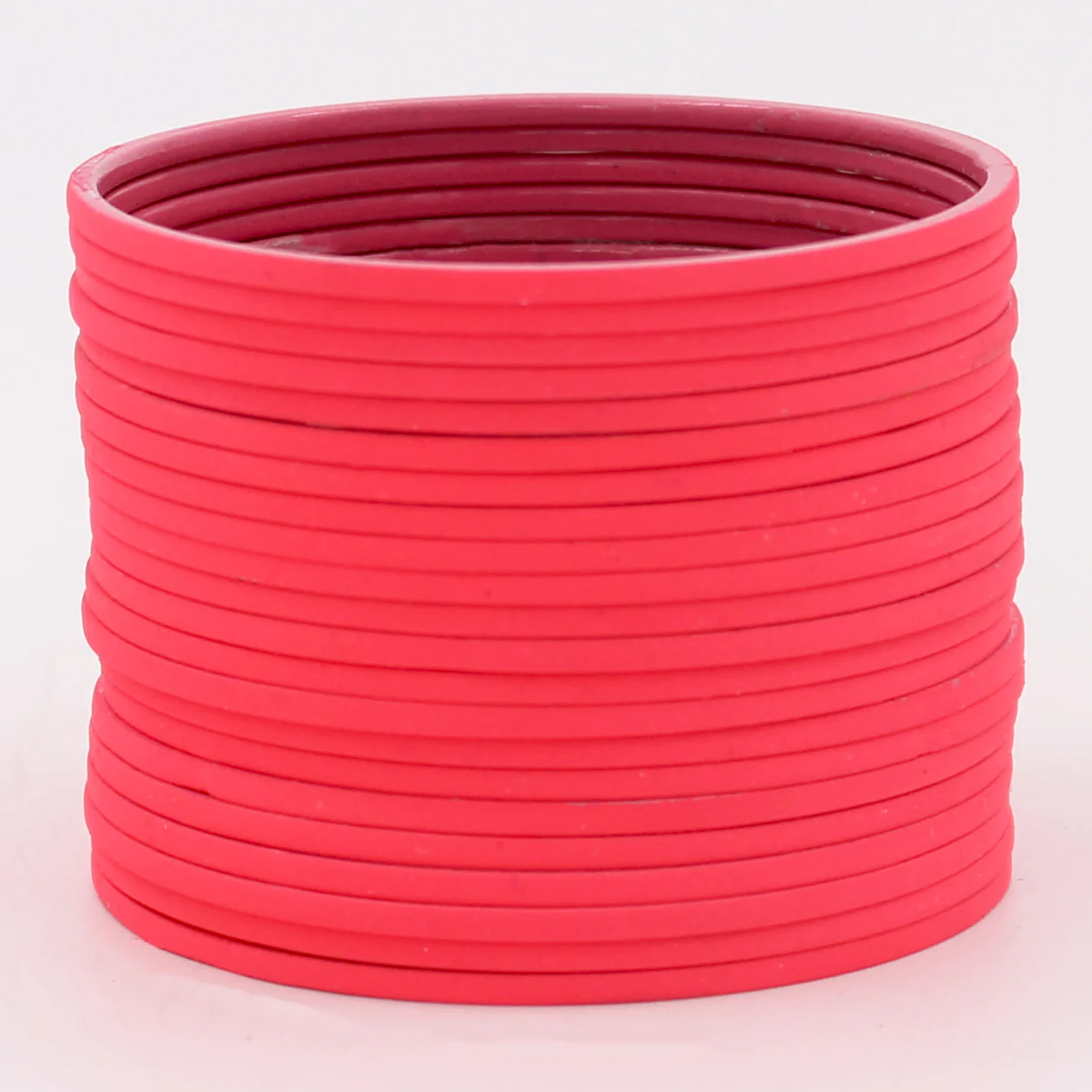 Set of 24 Plain Matte Textured Bangles by Leshya - Image 14