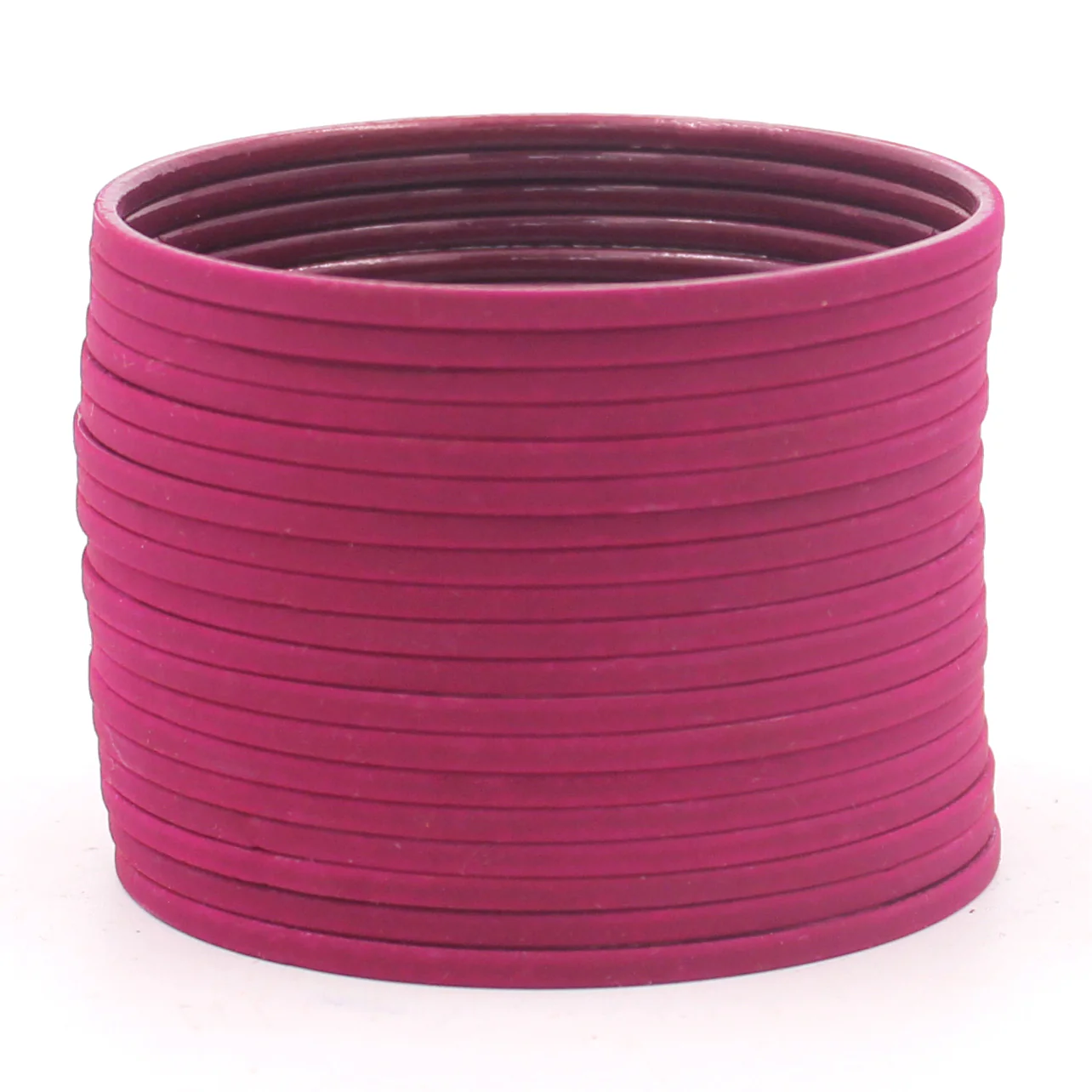 Set of 24 Plain Matte Textured Bangles by Leshya - Image 16