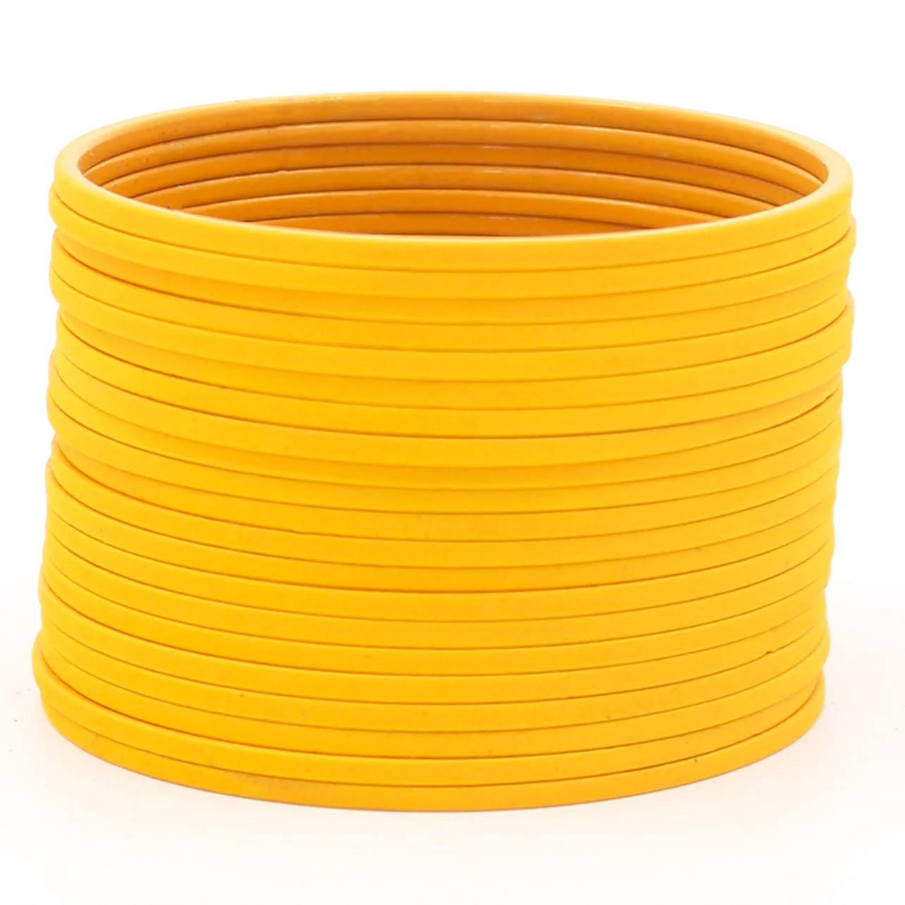 Set of 24 Plain Matte Textured Bangles by Leshya - Image 17