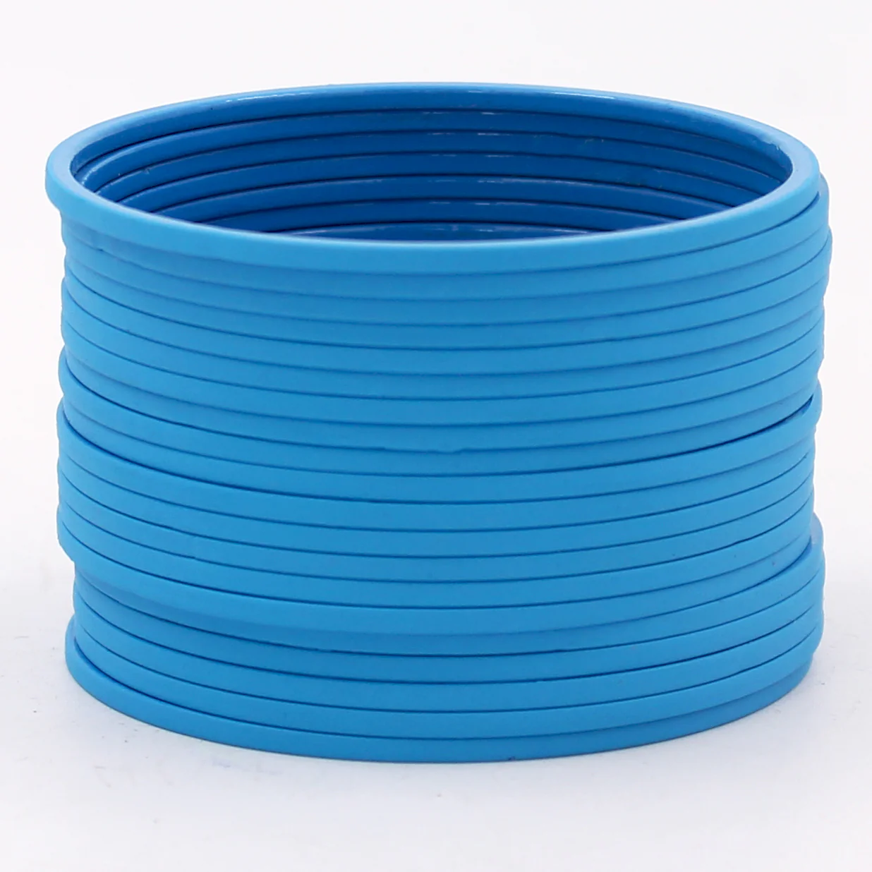 Set of 24 Plain Matte Textured Bangles by Leshya - Image 4
