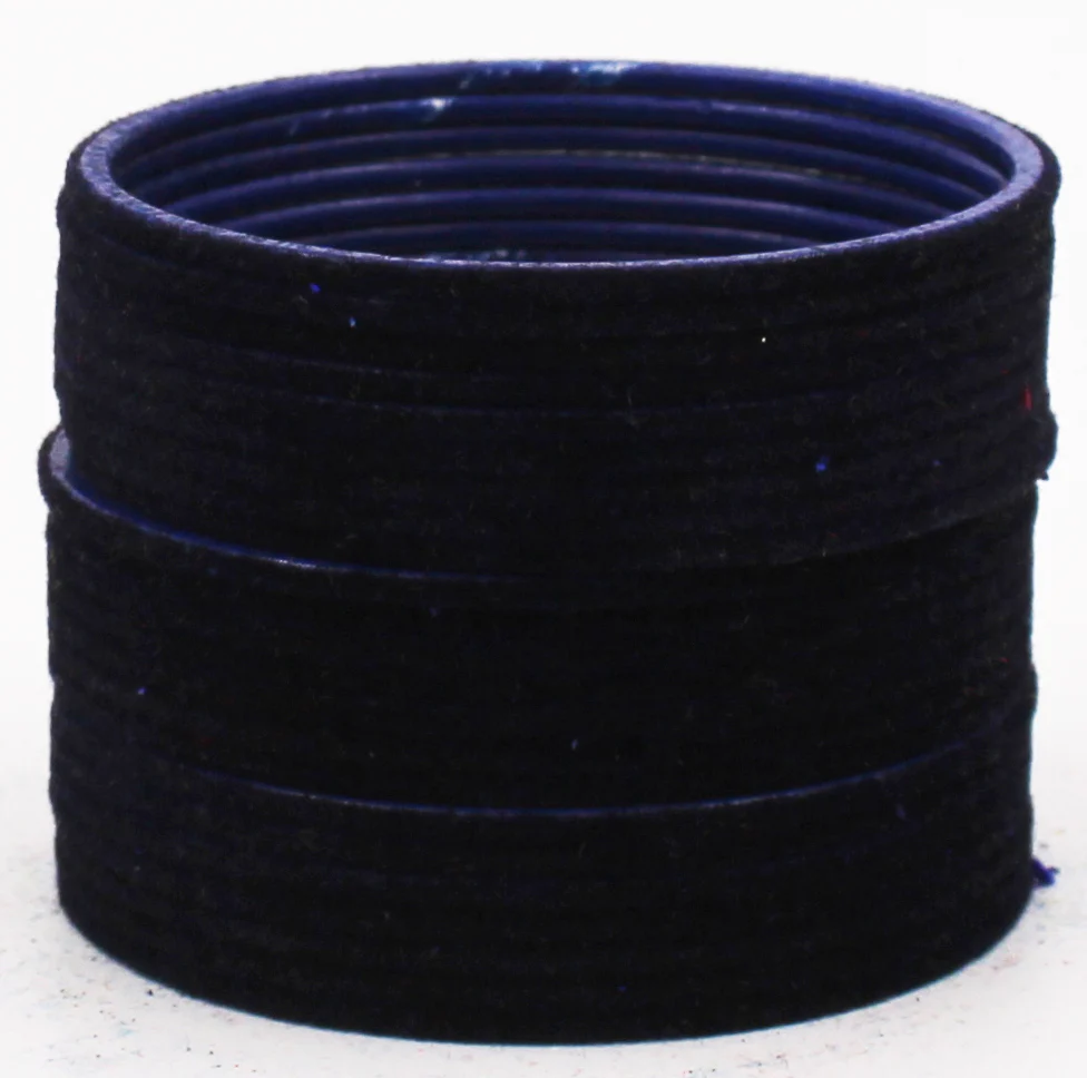 Set of 24 Plain Velvet Metal Bangles by Leshya - Image 2