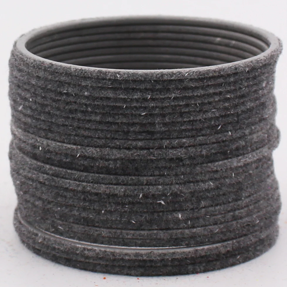 Set of 24 Plain Velvet Metal Bangles by Leshya (Plus Size) - Image 12