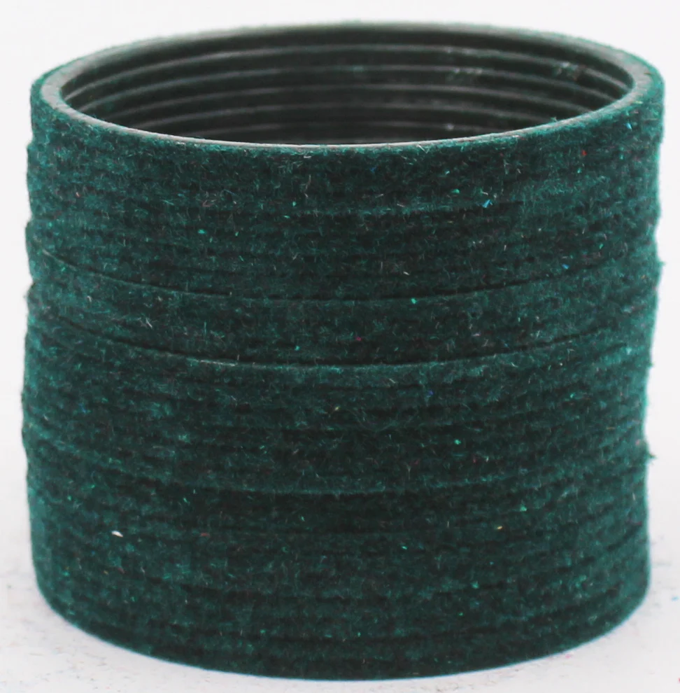 Set of 24 Plain Velvet Metal Bangles by Leshya (Plus Size) - Image 23
