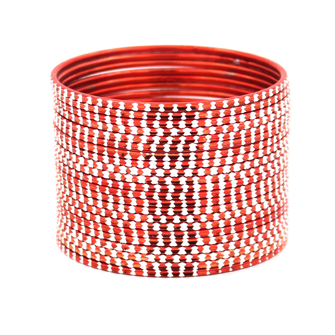 Set of 24 Shining Bangles with Cutting Design by Leshya - Image 13