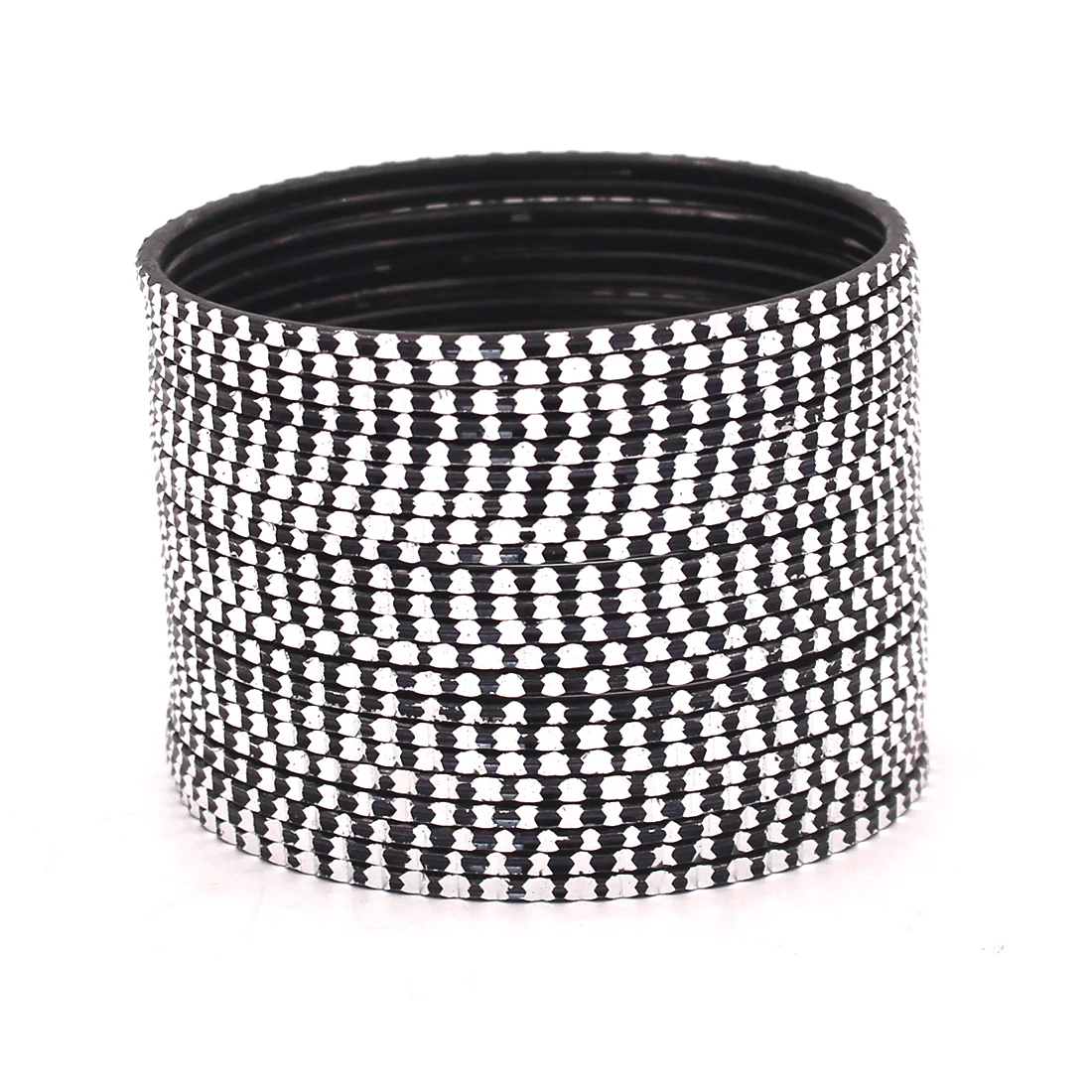 Set of 24 Shining Bangles with Cutting Design by Leshya - Image 3