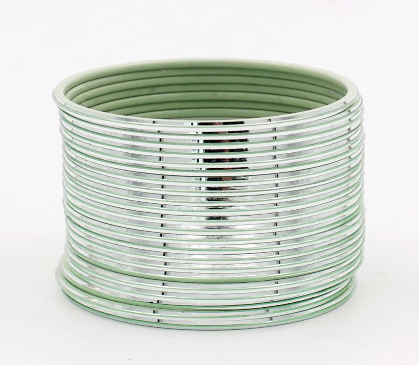 Set of 24 Shining Metal Bangles by Leshya - Image 13