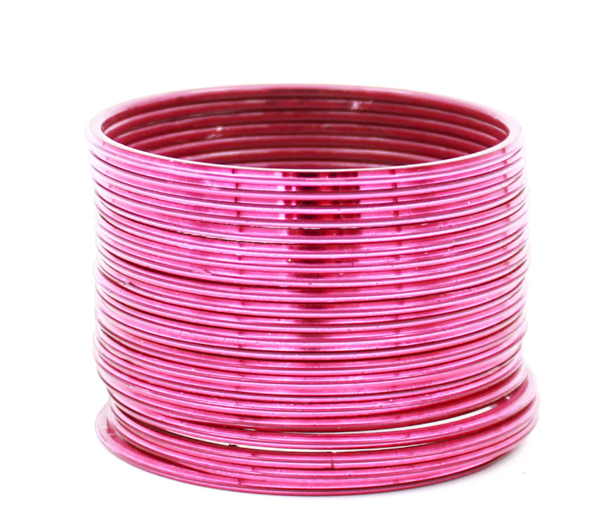 Set of 24 Shining Metal Bangles by Leshya (Plus Size) - Image 13