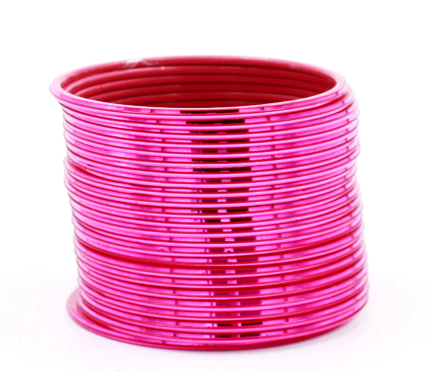 Set of 24 Shining Metal Bangles by Leshya (Plus Size) - Image 15