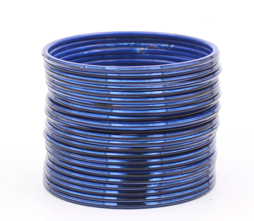 Set of 24 Shining Metal Bangles by Leshya (Plus Size) - Image 16