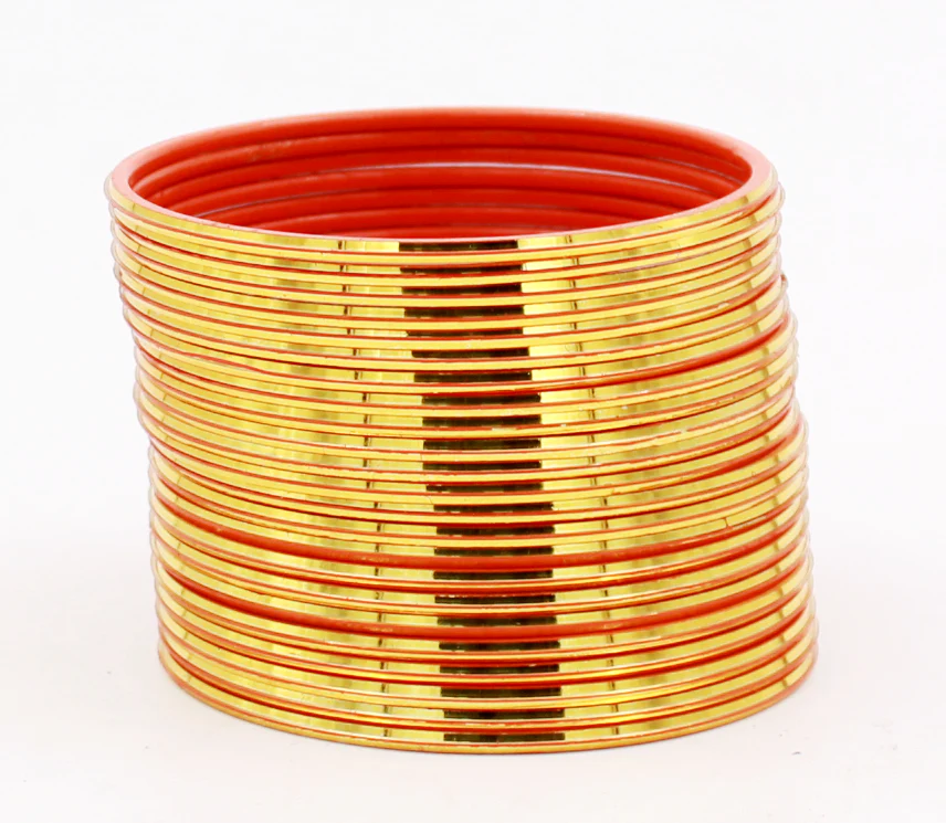 Set of 24 Shining Metal Bangles by Leshya (Plus Size) - Image 8