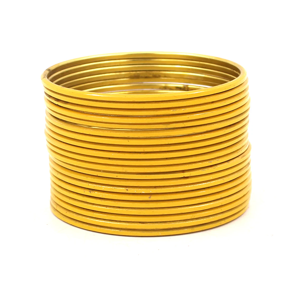 Set of 24 Solid Coloured Plain Metal Bangles by Leshya (Plus Size) - Image 10