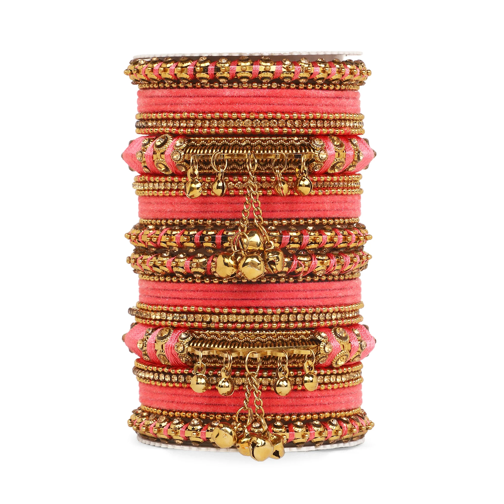 Set of 27 Thread Jhumki bangle set by Leshya - Image 11