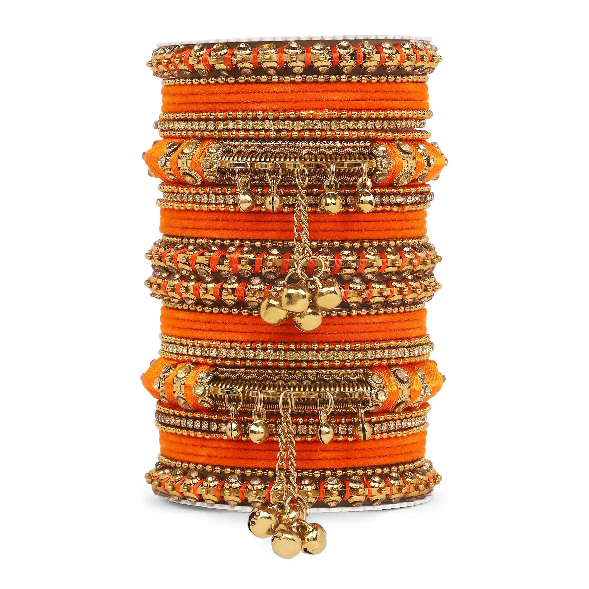 Set of 27 Thread Jhumki bangle set by Leshya - Image 9