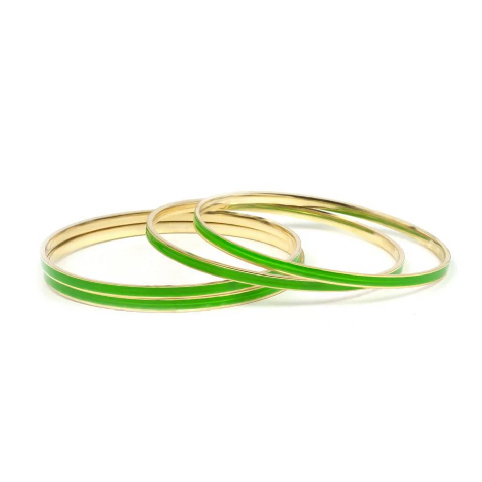 Set of 4 Brass Enamel for Dailywear by Leshya - Image 15
