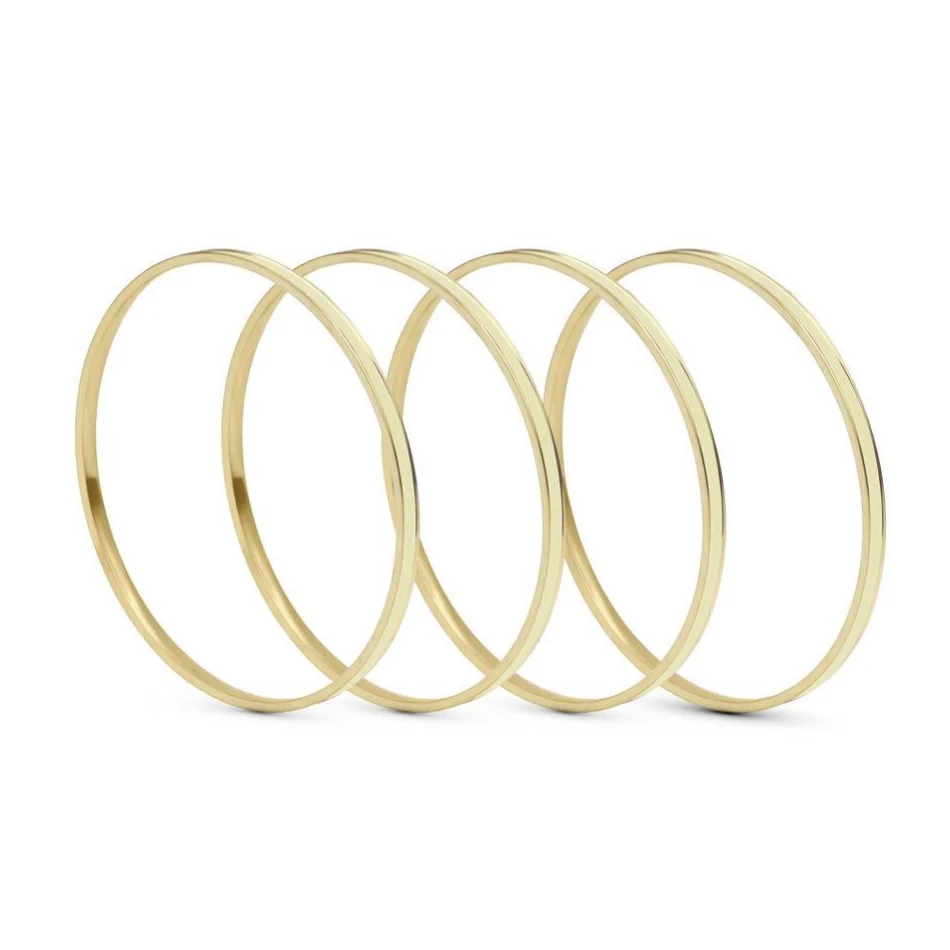 Set of 4 Brass Enamel for Dailywear by Leshya - Image 16