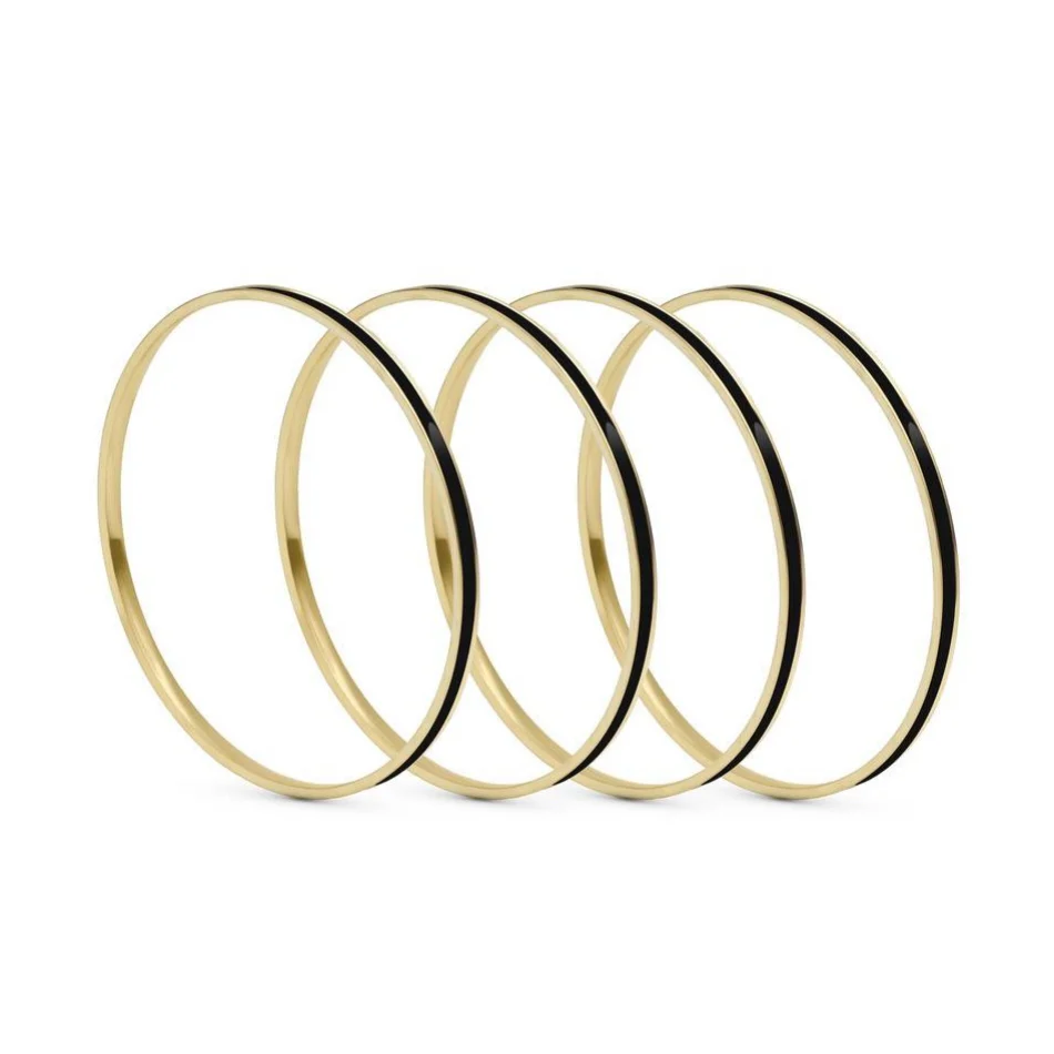 Set of 4 Brass Enamel for Dailywear by Leshya - Image 3