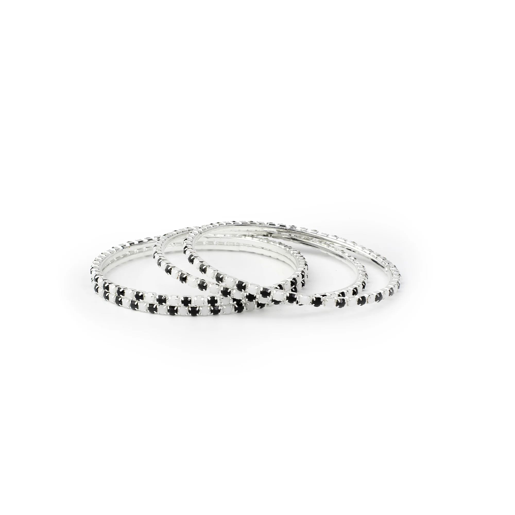 Set of 4 Dailywear Bracelets with Coloured Stones - Image 4