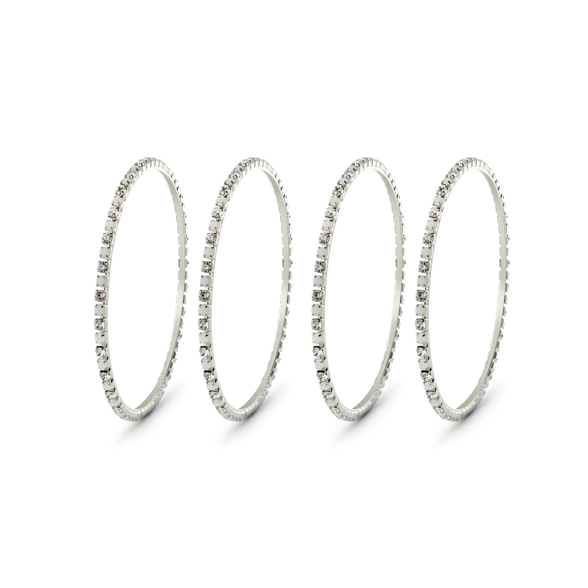 Set of 4 Dailywear Bracelets with Coloured Stones - Image 5