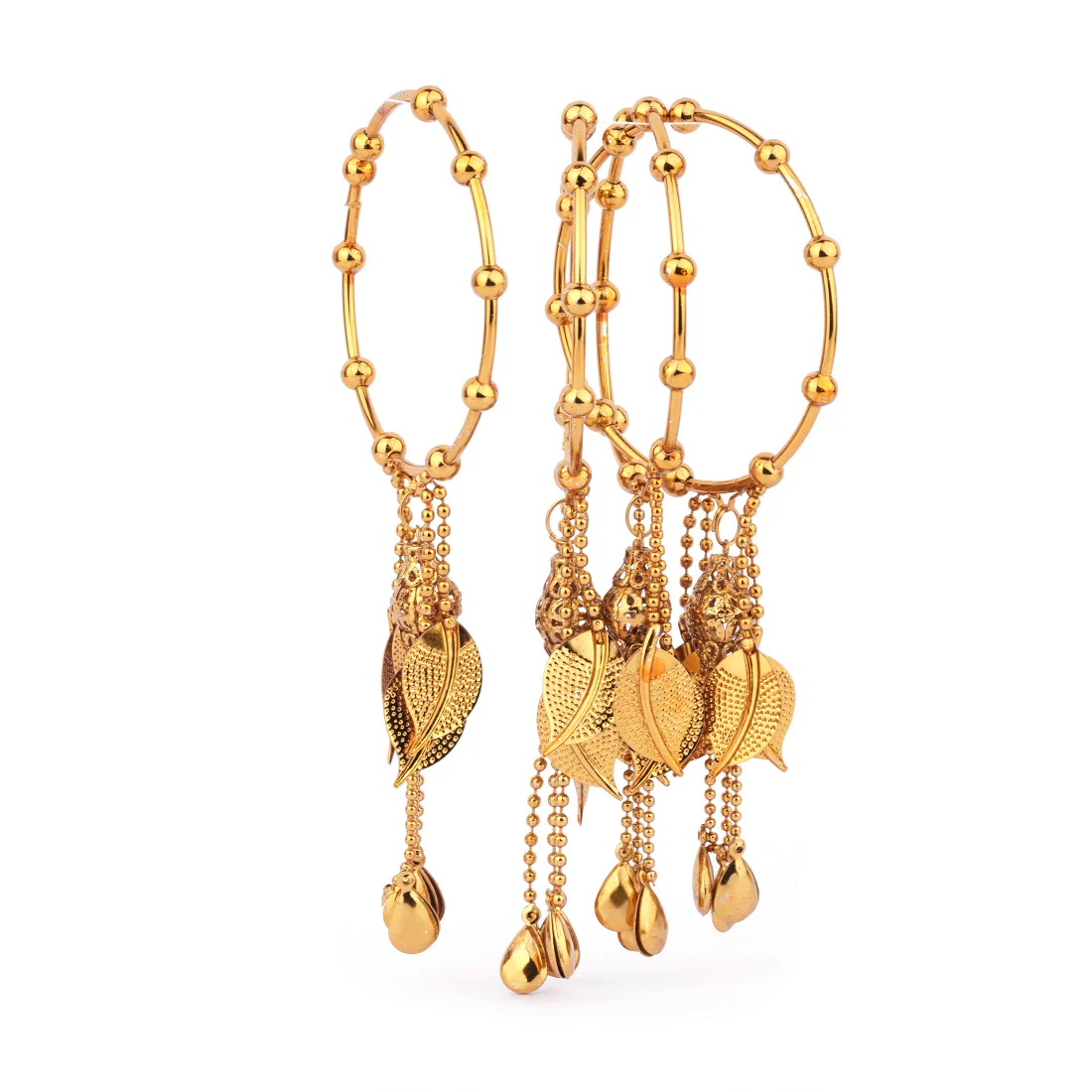 Set of 4 Golden Charm Bracelets by Leshya - Image 3
