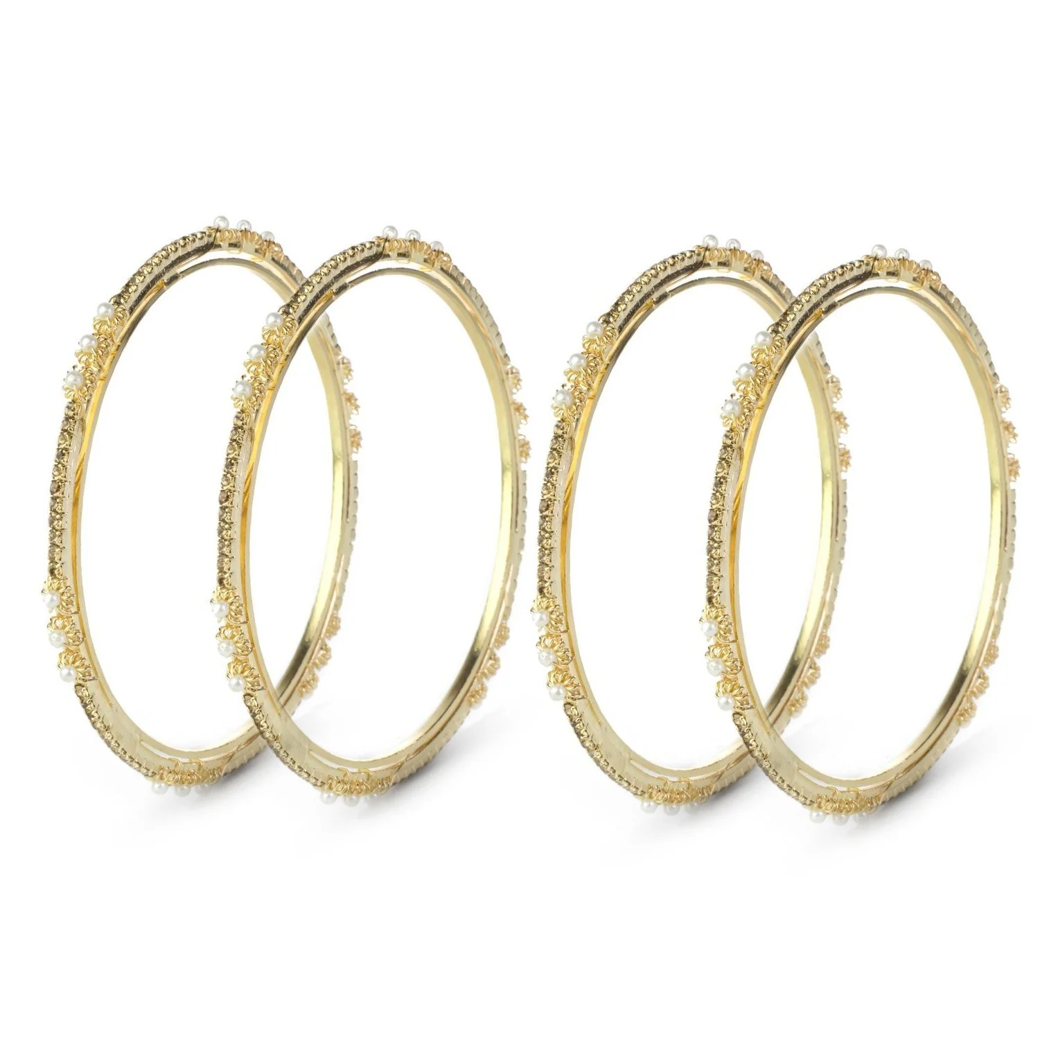 Set of 4 Look-Like Real Jewellery Pearl Bracelets by Leshya - Image 2