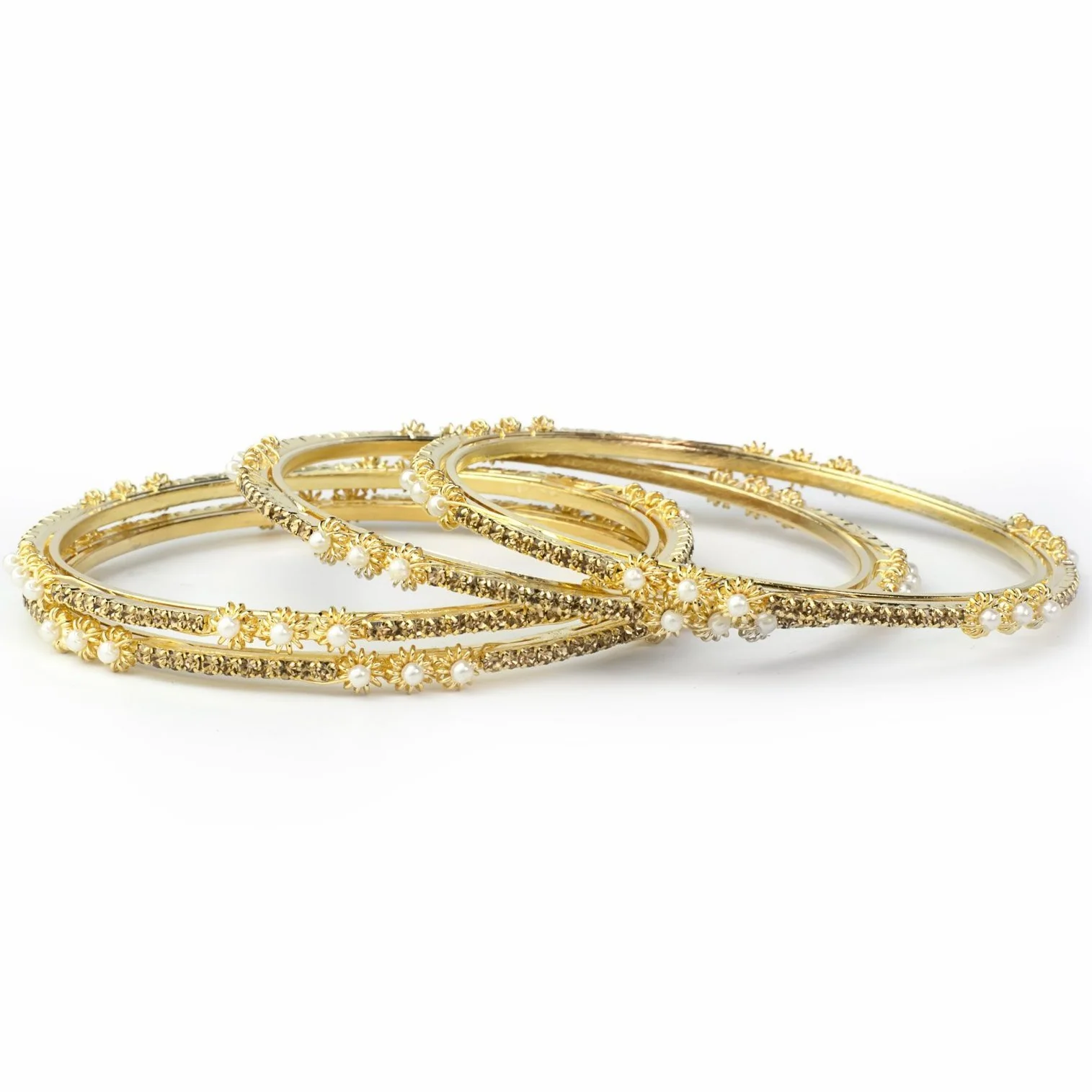 Set of 4 Look-Like Real Jewellery Pearl Bracelets by Leshya - Image 3