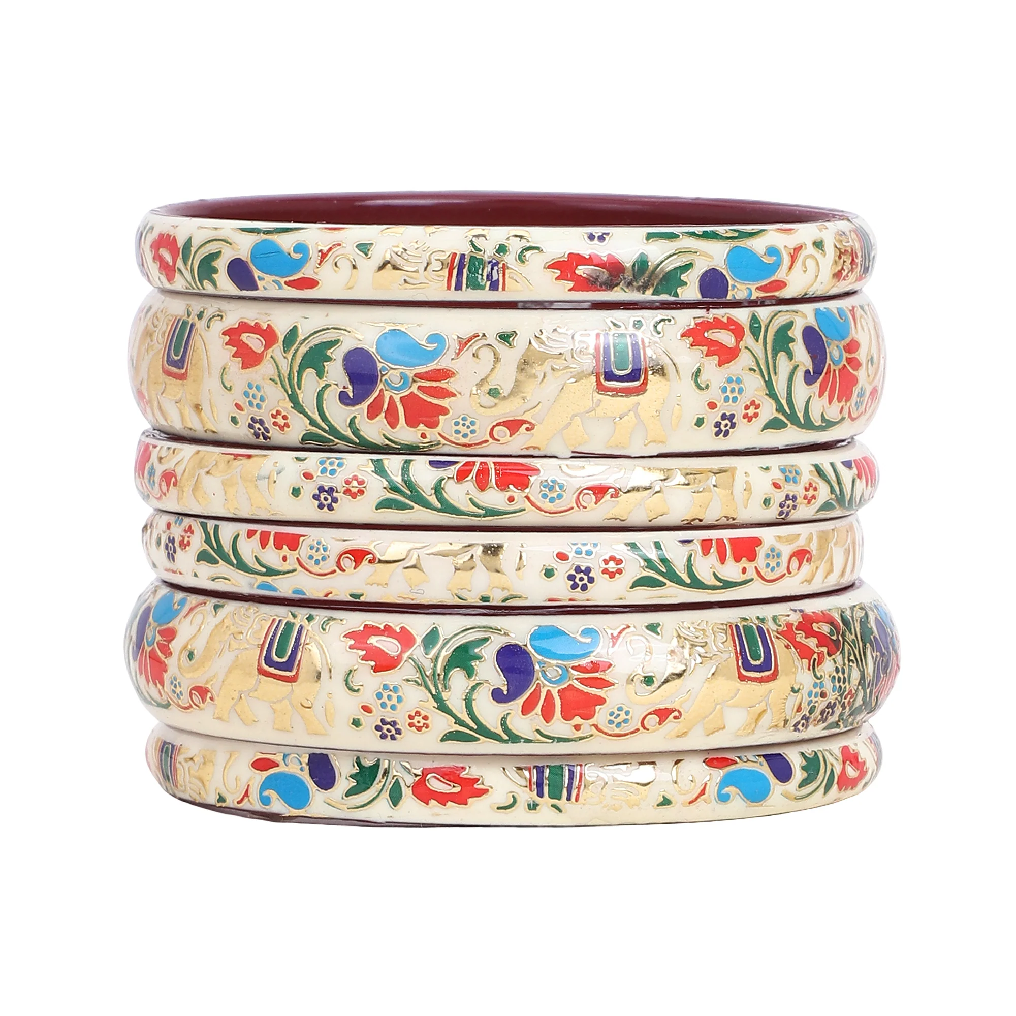 Set of 6  Elephant Bracelets by Leshya - Image 2