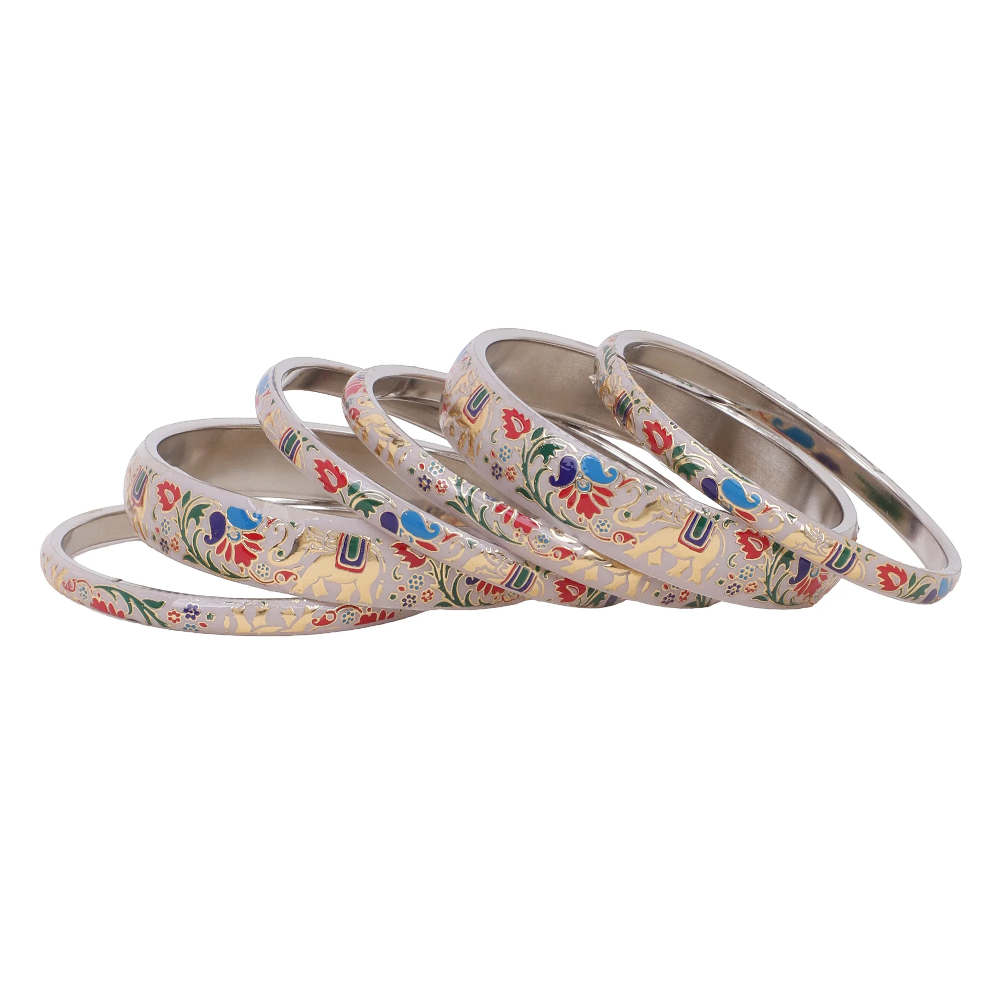 Set of 6  Elephant Bracelets by Leshya - Image 5