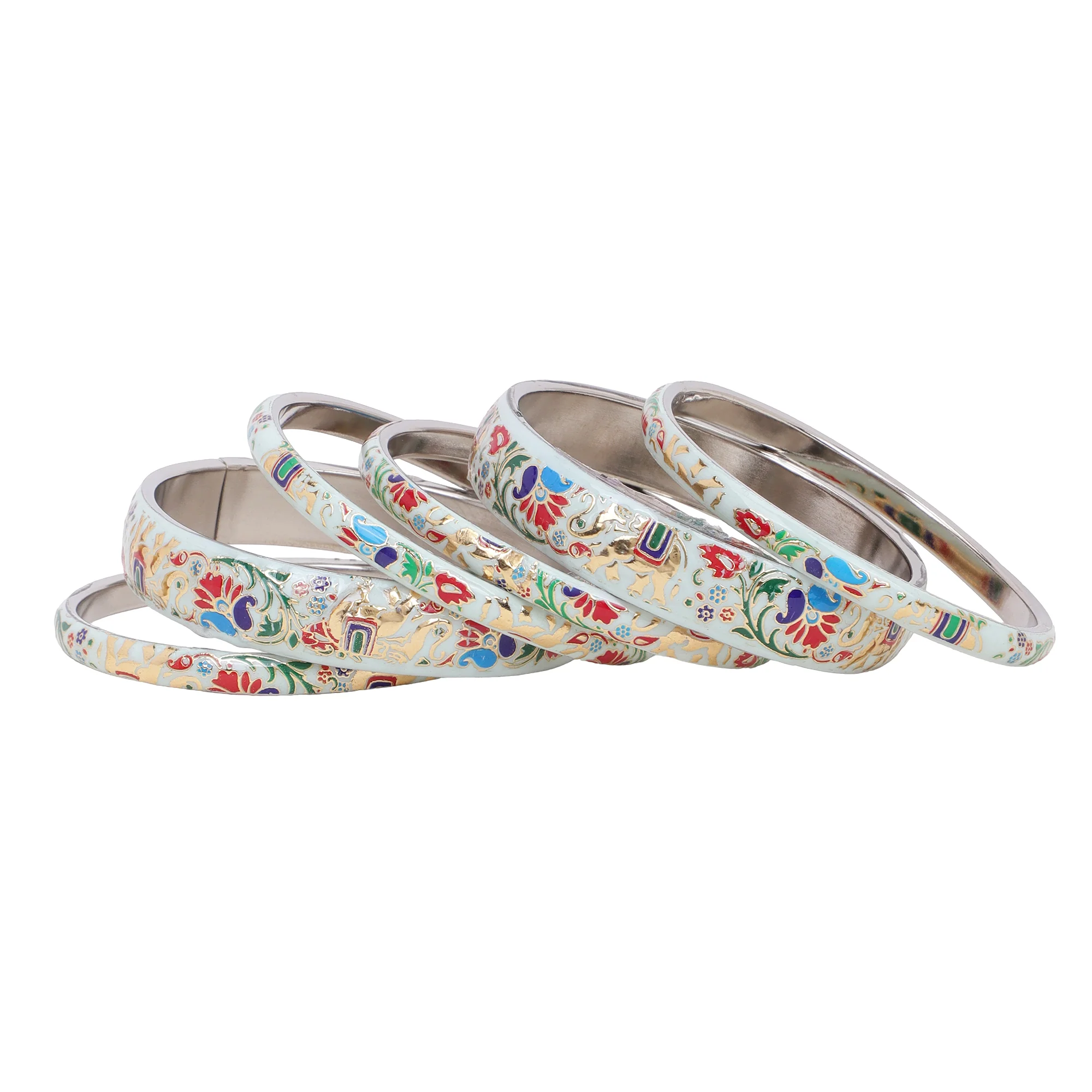 Set of 6  Elephant Bracelets by Leshya - Image 9