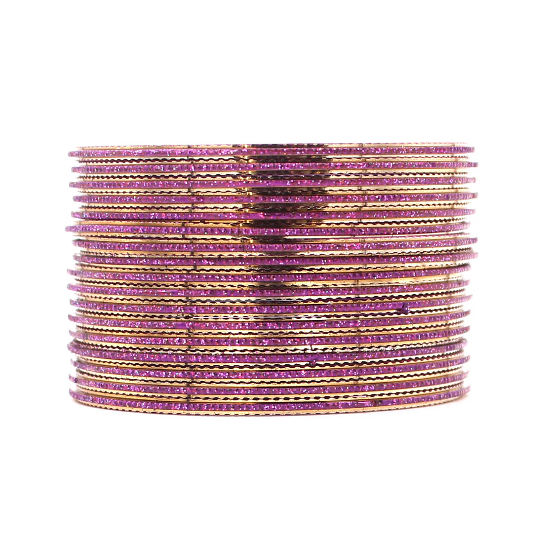 Shining Glitter Bangles with golden borders by Leshya - Image 13