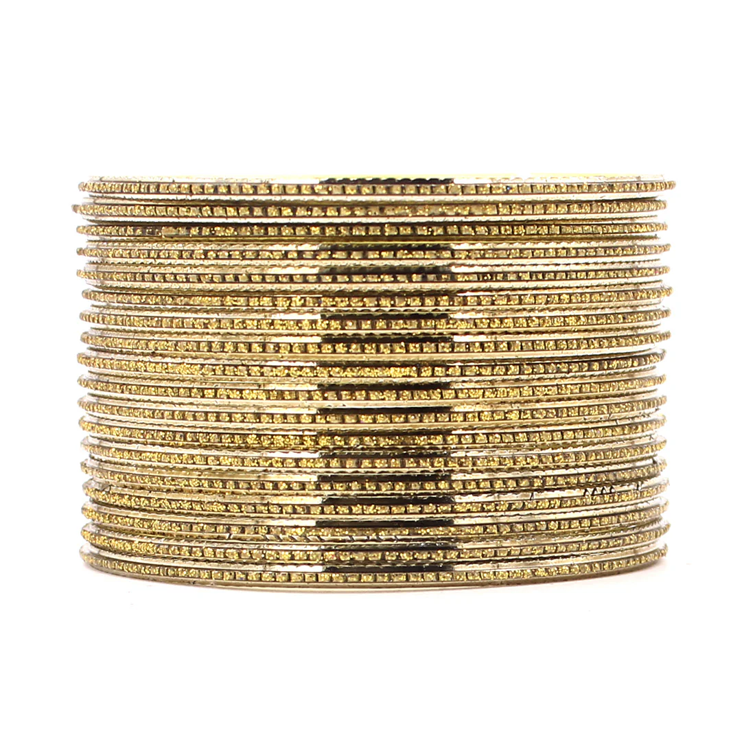 Shining Glitter Bangles with golden borders by Leshya - Image 3