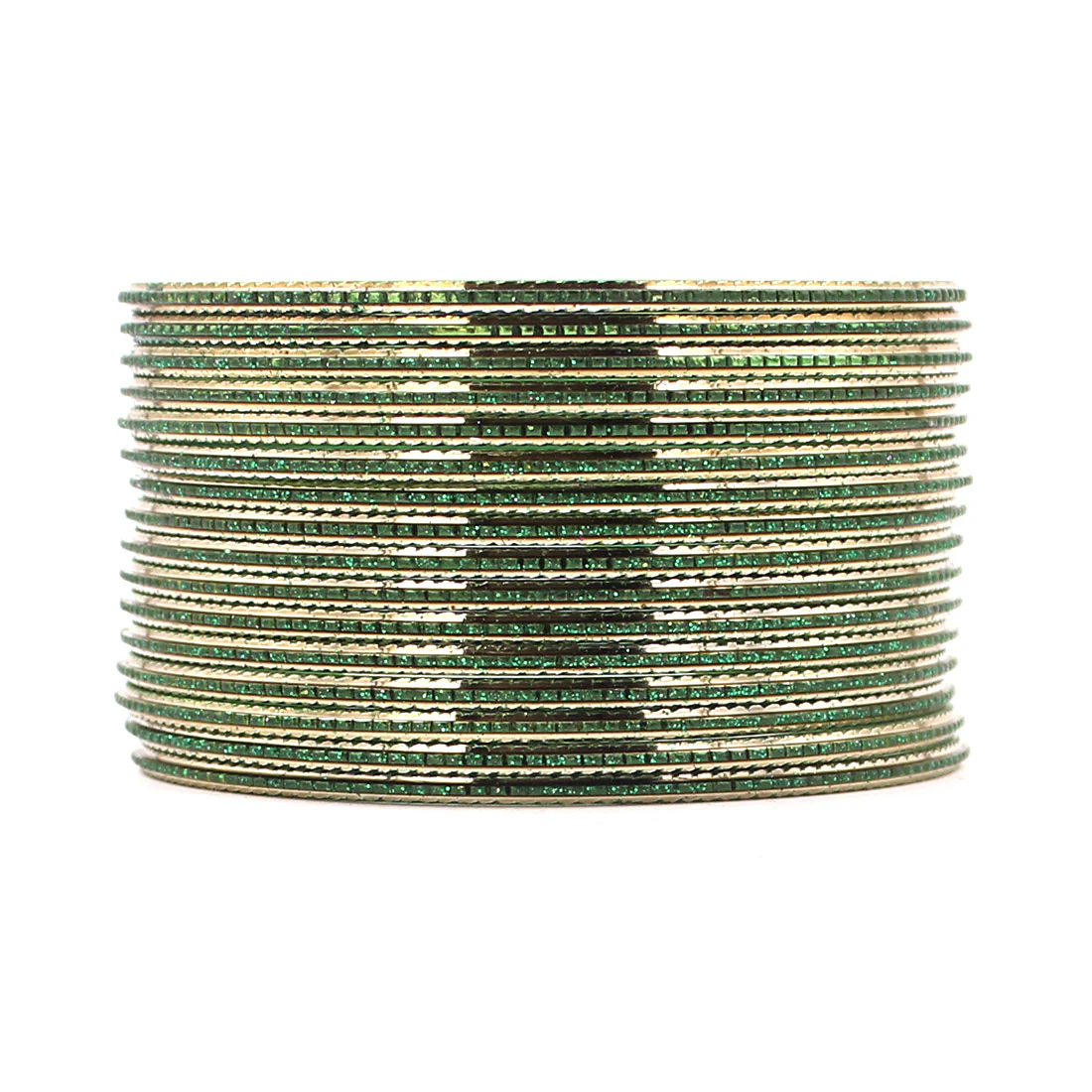 Shining Glitter Bangles with golden borders by Leshya - Image 4