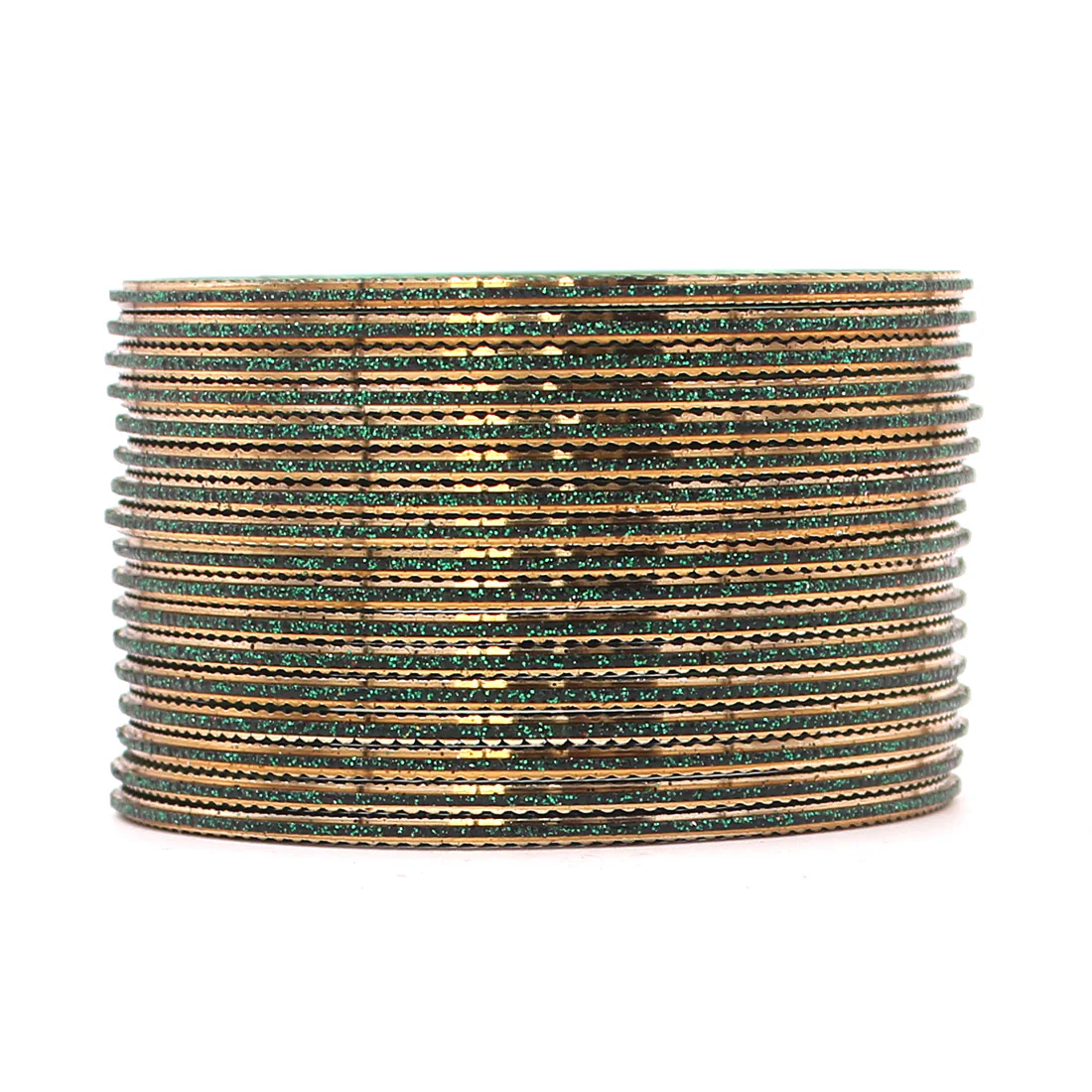Shining Glitter Bangles with golden borders by Leshya - Image 5
