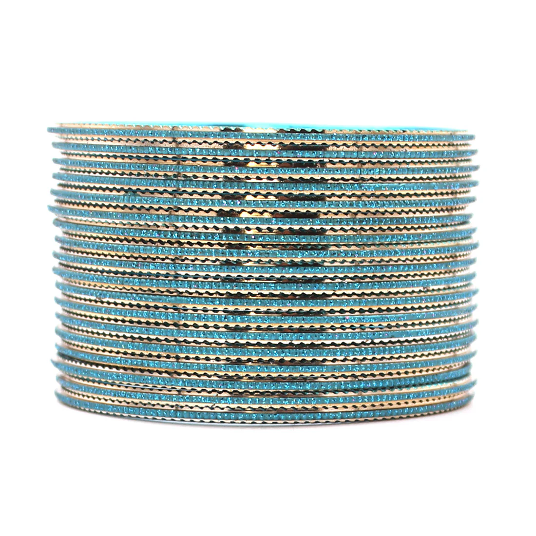 Shining Glitter Bangles with golden borders by Leshya - Image 7